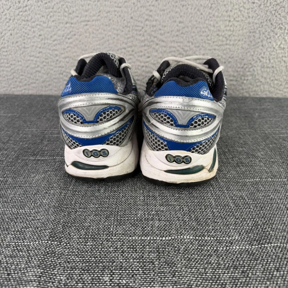 Asics GT-2140 Mens‎ 11.5 Silver Blue T904N Gel Running Shoes Dad Sneakers